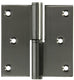 Yale 1019167 - 1 roestvrij stalen paumel rechts met rechte hoek 80 x 82 | 5 stuks