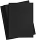 Creativ company karton - hobbykarton - zwart - diy - knutselen - a2 - 42x60cm - 200 grams - creotime - 100 vellen