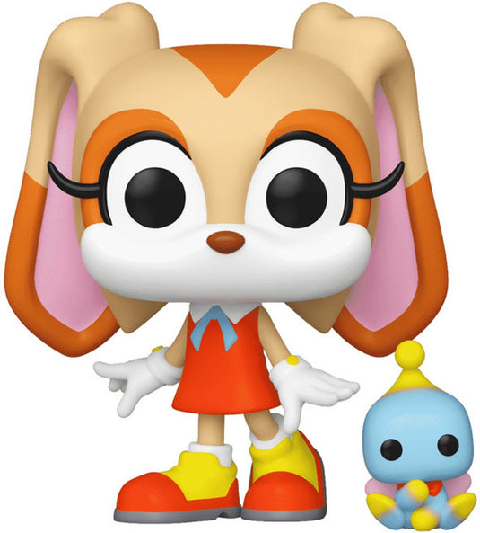 Funko sonic the hedgehog cream with cheese vinylfiguur 1034 pop! meerkleurig