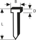 Bosch - nagel type 47 1,8 x 1,27 x 26 mm