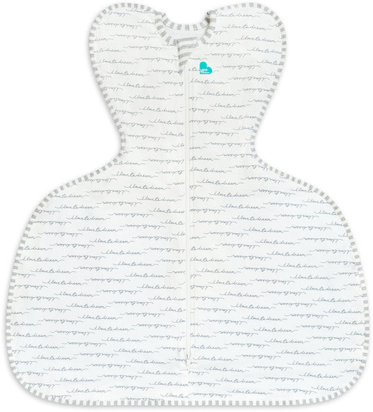 Love to dream ™ babyslaapzak swaddle up™ - inbakeren- spreidbroek heupdysplasie baby 3-6 maanden - 6-8,5 kg - all season - white