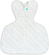 Love to dream ™ babyslaapzak swaddle up™ - inbakeren- spreidbroek heupdysplasie baby 3-6 maanden - 6-8,5 kg - all season - white