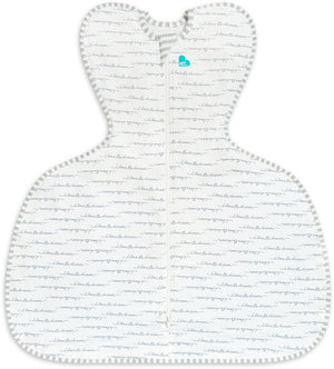 Love to dream ™ babyslaapzak swaddle up™ - inbakeren- spreidbroek heupdysplasie baby 3-6 maanden - 6-8,5 kg - all season - white