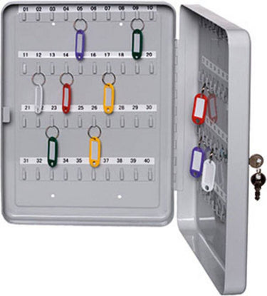 Alco sleutelkast - 200x160x80mm - grijs - voor 20 sleutels - al-890-33