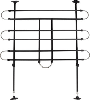 Flamingo autoveiligheidsrek tara – verstelbaar 100-160 cm breed x 75-130 cm hoog – zwart – veilig reizen met honden