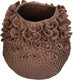 Hd collection vaas aardewerk mauve 26,5x25x24,5cm