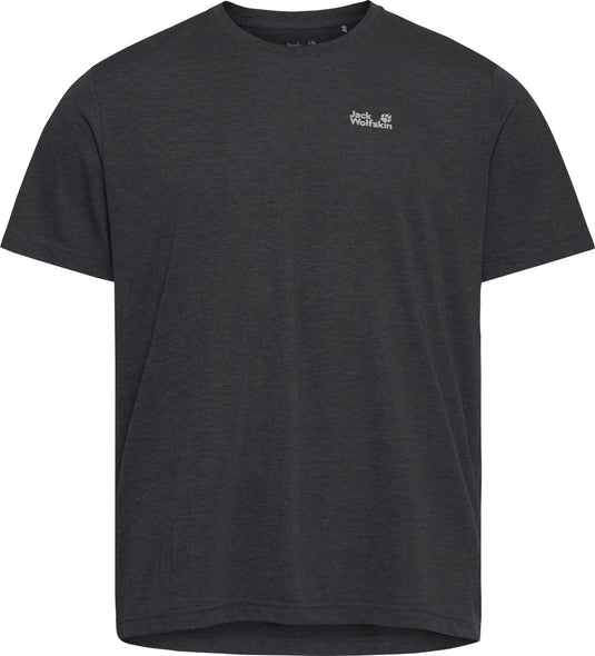 Jack wolfskin wildtrail t m heren outdoorshirt-phantom