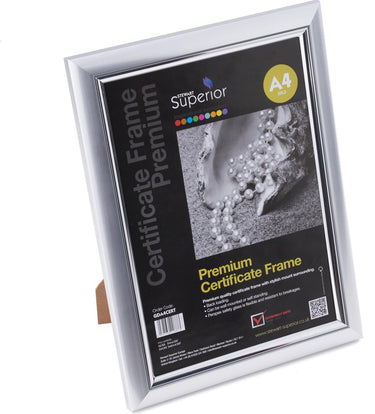 Seco fotolijst - a4 - 21 x 29.7cm - zilver - 30mm frame - se-sva4cert