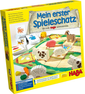 Haba spellendoos spelletjes vanaf 3 jaar 10 spellen in 1 doos