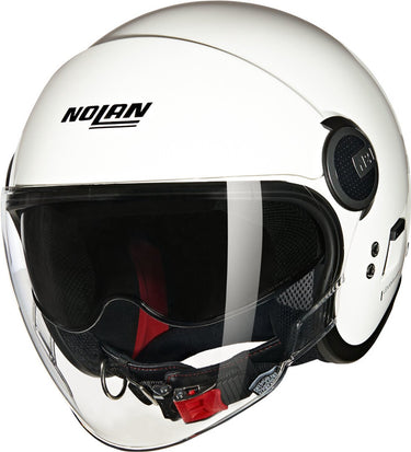 Nolan n21 visor 06 classico 305 wit metal jethelm - maat xl - helm