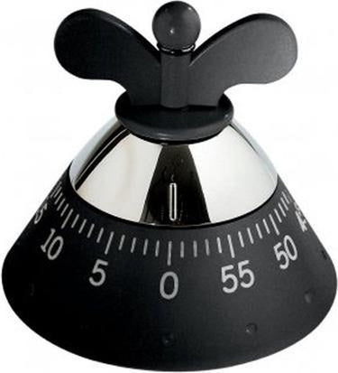 Alessi kitchen timer - kookwekker - zwart