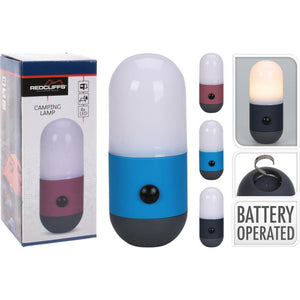 Redcliffs camping led lamp pil 6x6x14cm