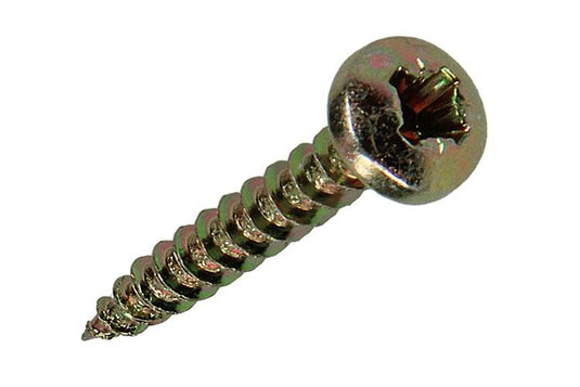 Mack 1017273 - spaanplaatschroef cylkop geelverz.25 st 4,0 x 25 mm | 10 stuks
