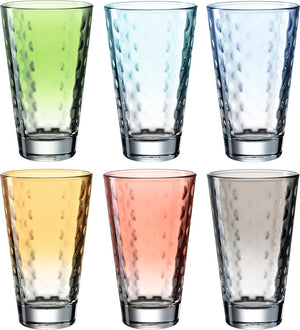 Leonardo optic ldglas assorti pastel 300ml - set 6