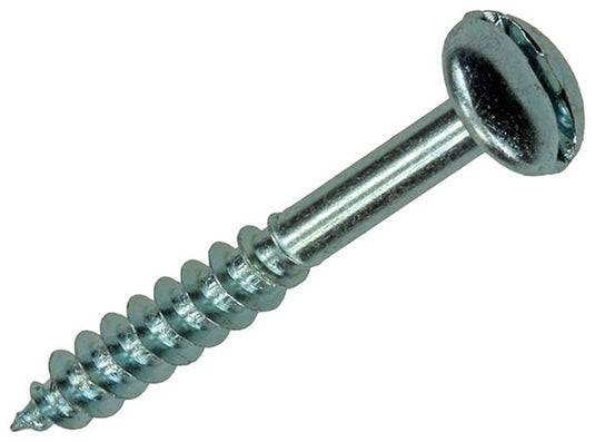 Mack 1017380 - houtschroef bolkop staal verzinkt 8 st 5,0 x 40 mm | 10 stuks