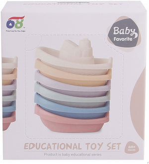 Badbootjes pastel, 6dlg.