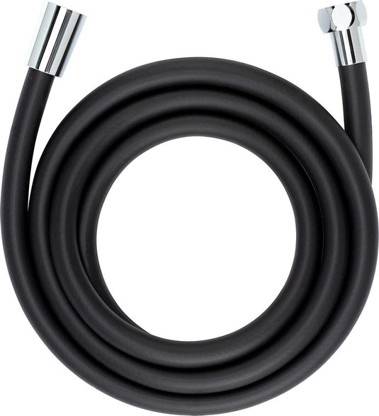Wenko doucheslang design - 175cm - mat zwart - anti-twist - glad oppervlak