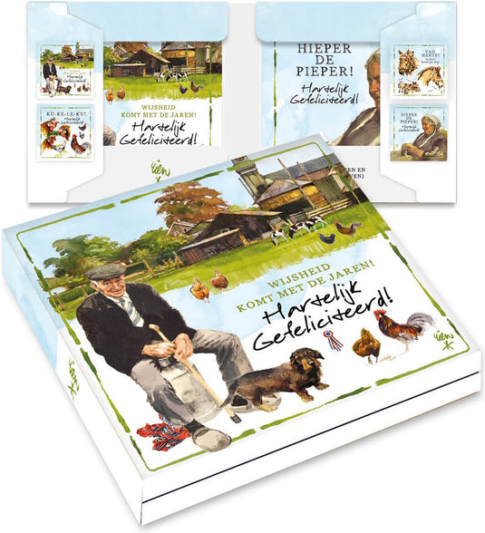 Comello kaartenmapje lang leve de boerderij - wijsheid