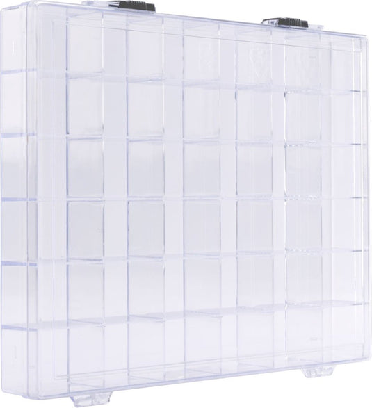 Vaessen creative opbergbox – 24,7 x 19,2 x 2,9 cm – 36 vakjes