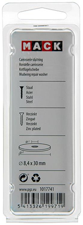Afbeelding laden in galerijviewer, Mack 1017741 - carrosserie sluitring verzinkt12 st 8,4 x 30 mm | 10 stuks
