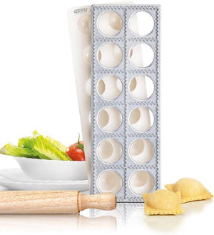 Gefu tasca raviolimaker - 3-delige set - ravioli vorm - pasta maker voor 12 ravioli
