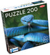 Tactic blue viper – puzzel – 200 stukjes – indrukwekkende slangenillustratie – strak en rustgevend ontwerp – hoogwaardige scandinavische kwaliteit