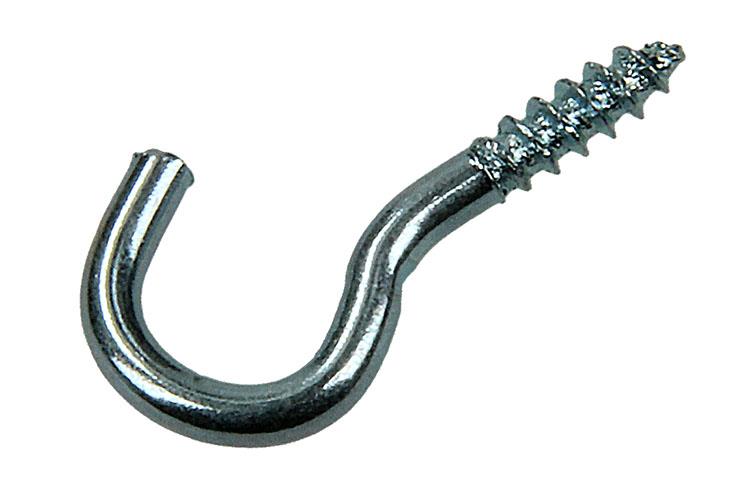 Afbeelding laden in galerijviewer, Mack 1017795 - schroefhaak staal verzinkt 18st 2,5 x 12 mm | 10 stuks
