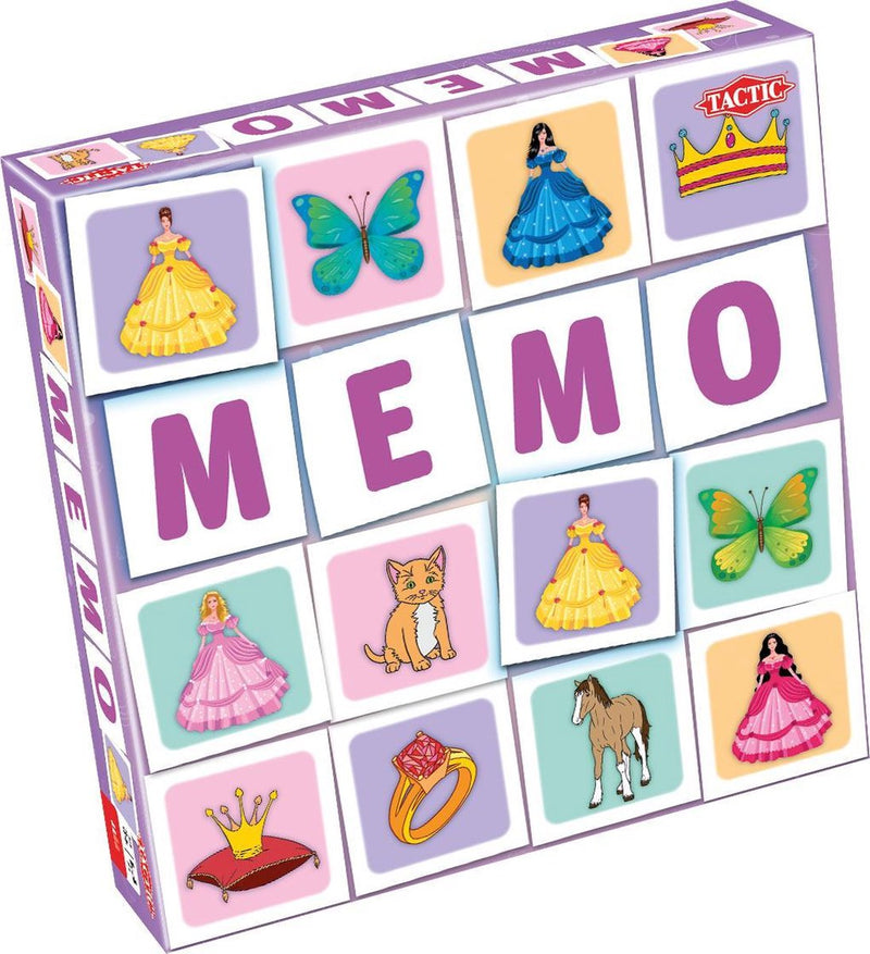 Afbeelding laden in galerijviewer, Tactic memo prinsessen en dieren - memospel - zoek de juiste paren - betoverende prinsessen en schattige dierenvrienden - gezelschapsspel voor kinderen en families - 2 tot 6 spelers - vanaf 3 jaar
