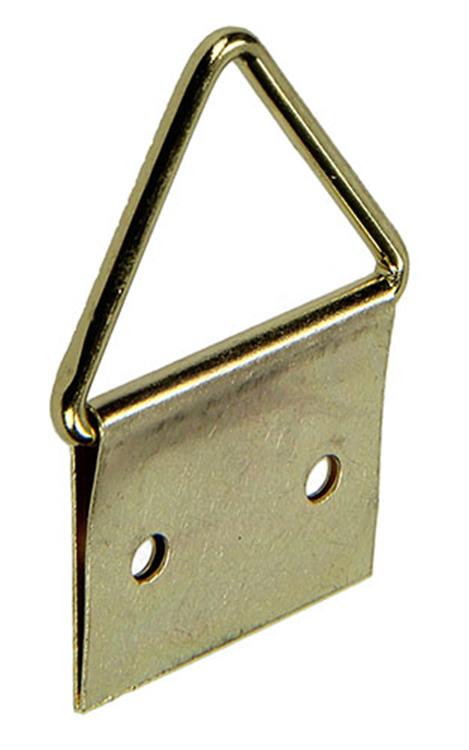Afbeelding laden in galerijviewer, Mack 1017861 - kaderhanger staal vermessingd 4 st 19 x 31 mm | 10 stuks
