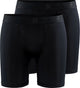 Craft active boxer 6-inch 2-pack heren sportonderbroek - zwart