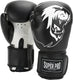 Super pro combat gear talent (kick)bokshandschoenen zwart wit 10oz