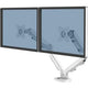 Fellowes dubbelel monitor arm eppa hoogteverstelbaar wit