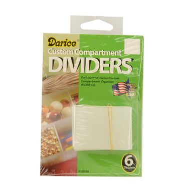 Darice • dividers voor sorteerdoos 1099-08 6stuks