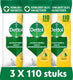 Dettol antibacteriële schoonmaakdoekjes - sprankelende citroen - 110 x 3 stuks - voordeelverpakking
