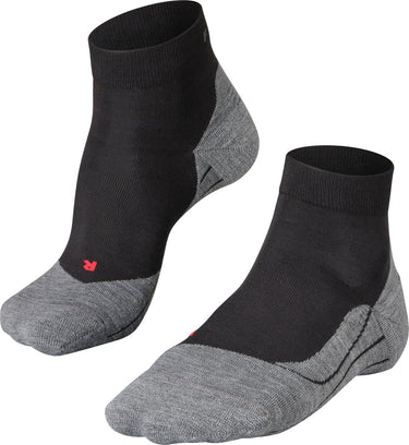 Falke ru4 short anti-blaar katoen functioneel materiaal hardloopsokken heren zwart - maat 46-48