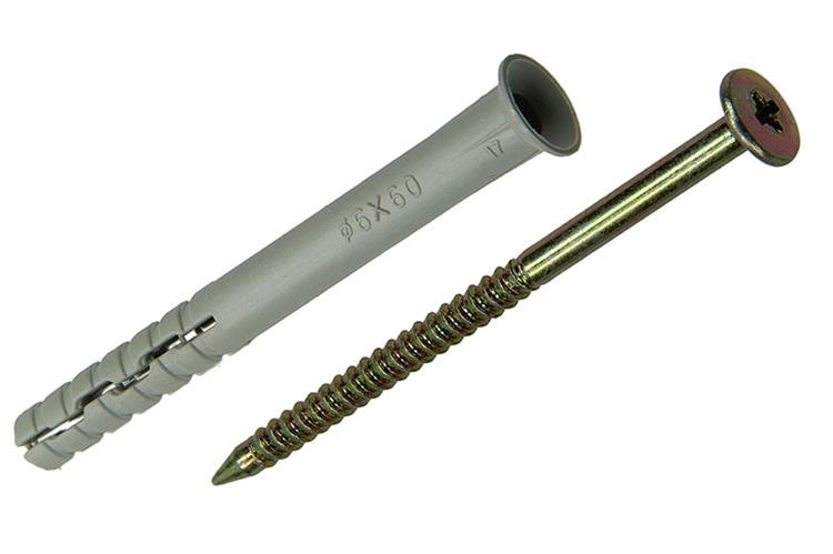 Afbeelding laden in galerijviewer, Mack 1018165 - nylon nagelplug polyamide 35 st 6 x 60 mm | 3 stuks
