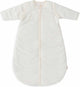 Jollein baby slaapzak winter met afritsbare mouw 70cm - rond - rib ivory - winterslaapzak