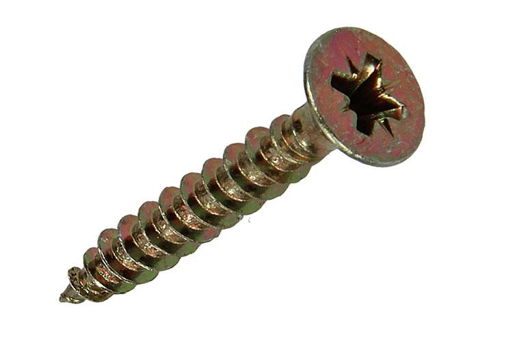 Afbeelding laden in galerijviewer, Mack 1020102 - spaanplaatschroef vz kop geelvz 200 st 4,5 x 30 mm | 5 stuks
