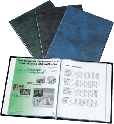 Rillstab showalbum original a4 zwart 20