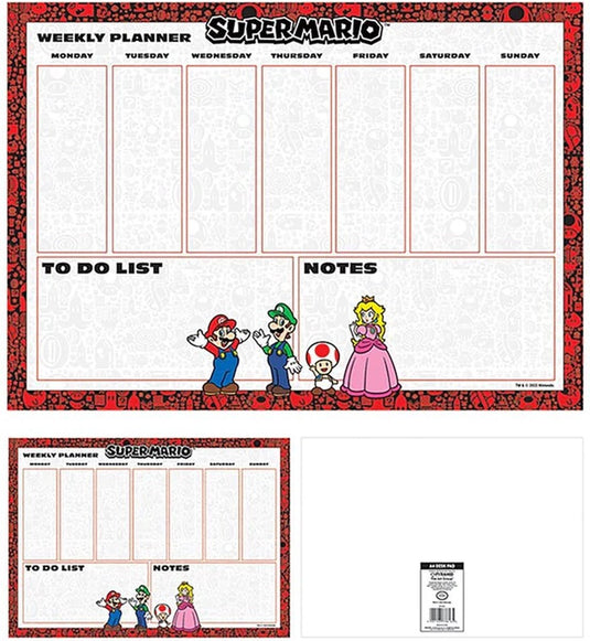 Merkloos sans marque super mario (4 colour) a4 desk pad