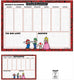 Merkloos sans marque super mario (4 colour) a4 desk pad