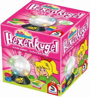 Halay bibi blocksberg hexenkugel - heksenbal met licht- en geluidseffecten - 1 heksenbal en 20 hex-hex kaarten - voor jonge heksen en bibi-fans