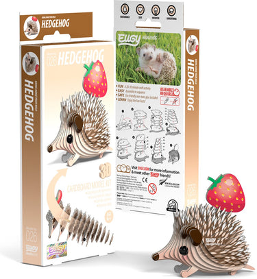 Eugy 3d puzzel - egel - bosdieren - duurzaam - verzamel ze allemaal - 6 jaar