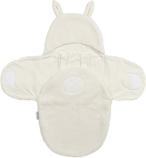 Meyco baby rabbit wikkeldeken - teddy - natural