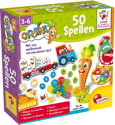 Carotina pratende pen met 50 spellen nl
