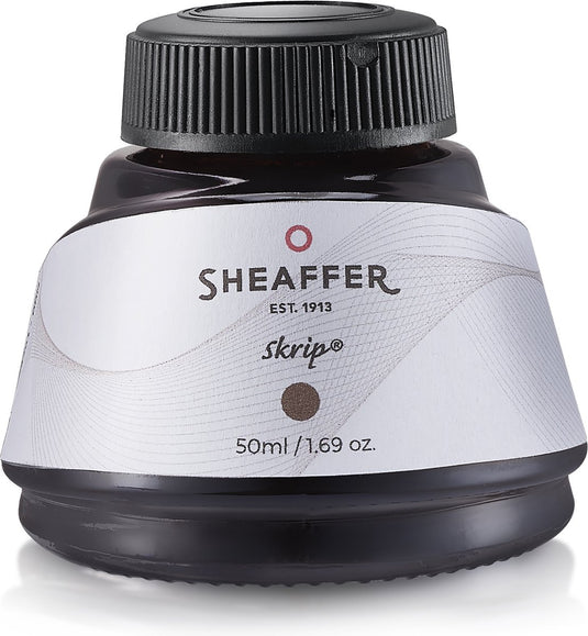 Sheaffer inktpotje - inhoud 50ml - bruin