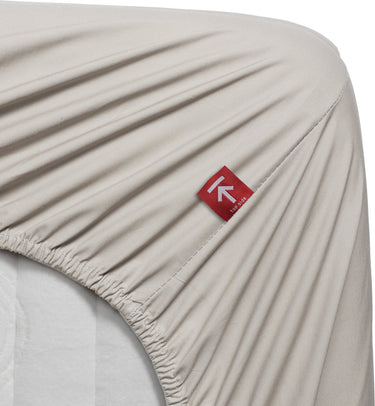 Beddinghouse - percale katoen - hoeslaken - 160x200 cm - naturel