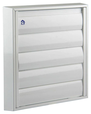 Renson 1006254 - dampkaprooster opbouw 433 alu ral 9010 210x210mm | 2 stuks
