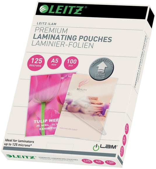 Leitz ilam udt - lamineerhoezen - a5 - 125 micron - 100 stuks