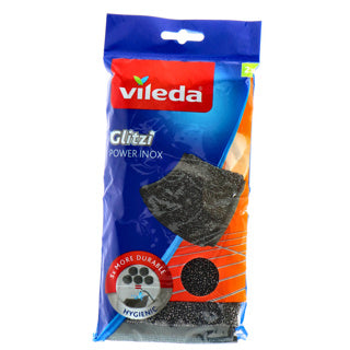 Afbeelding laden in galerijviewer, Vileda schuurspons glitzi powerinox (2-pack)
